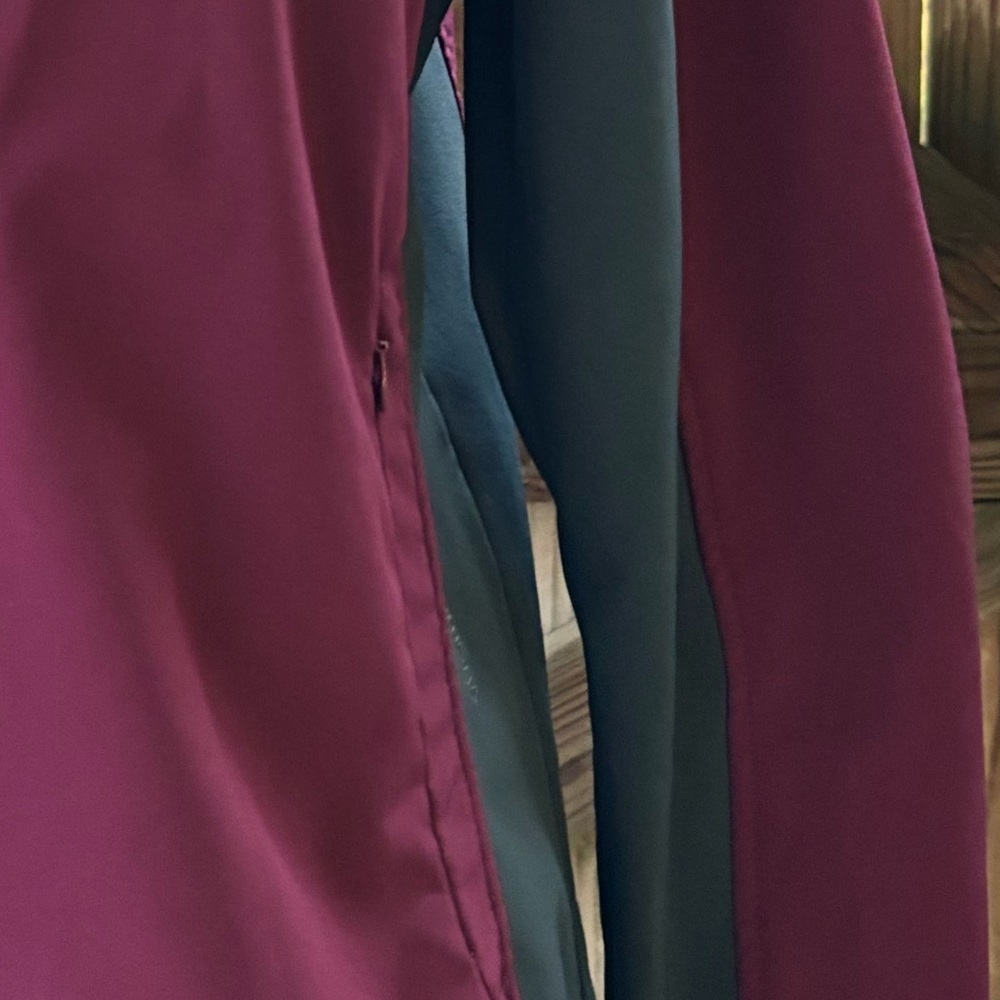 Black Diamond Double Diamond 2 Tone Plum & Gray Full Zip Jacket Size M - Picture 8 of 14